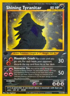 Shining Tyranitar, Neo Destiny 113