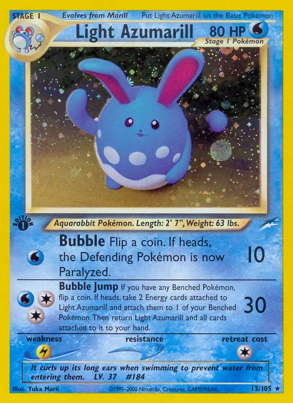 Light Azumarill, Neo Destiny 13