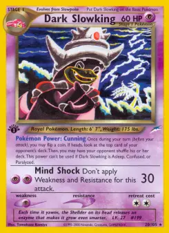 Dark Slowking, Neo Destiny 20