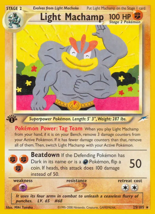 Light Machamp, Neo Destiny 25