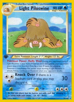 Light Piloswine, Neo Destiny 26
