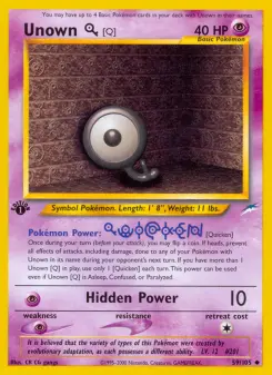 Unown [Q], Neo Destiny 59