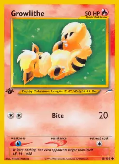 Growlithe, Neo Destiny 68