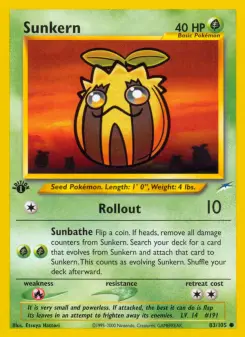 Sunkern, Neo Destiny 83