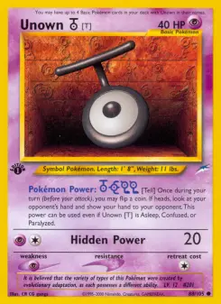 Unown [T], Neo Destiny 88