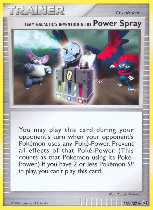 Team Galactic's Invention G-103 Power Spray, Platinum 117