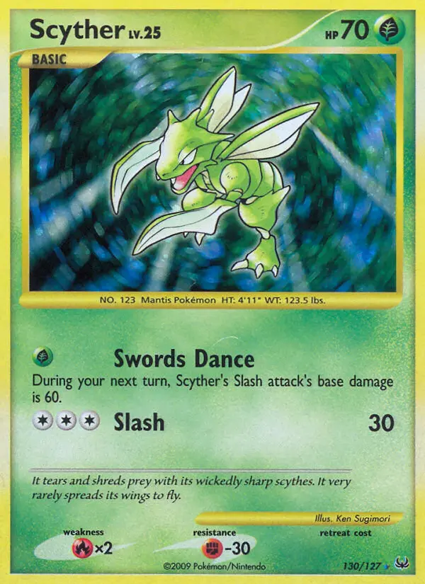 Scyther, Platinum 130