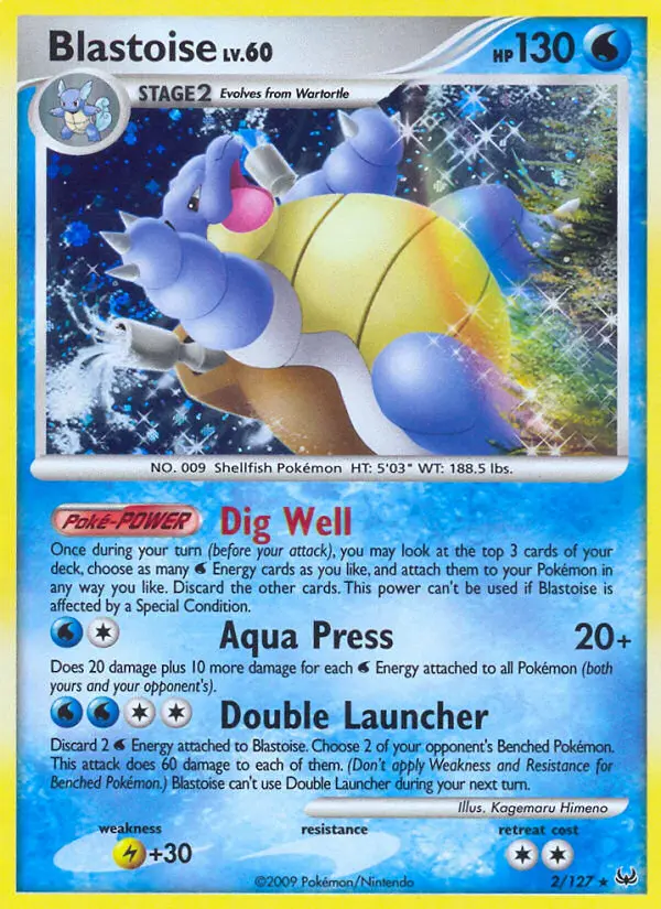 Blastoise, Platinum 2