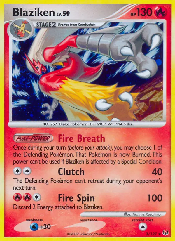 Blaziken, Platinum 3