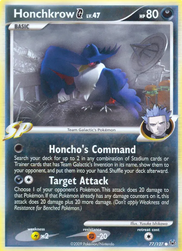 Honchkrow G, Platinum 77