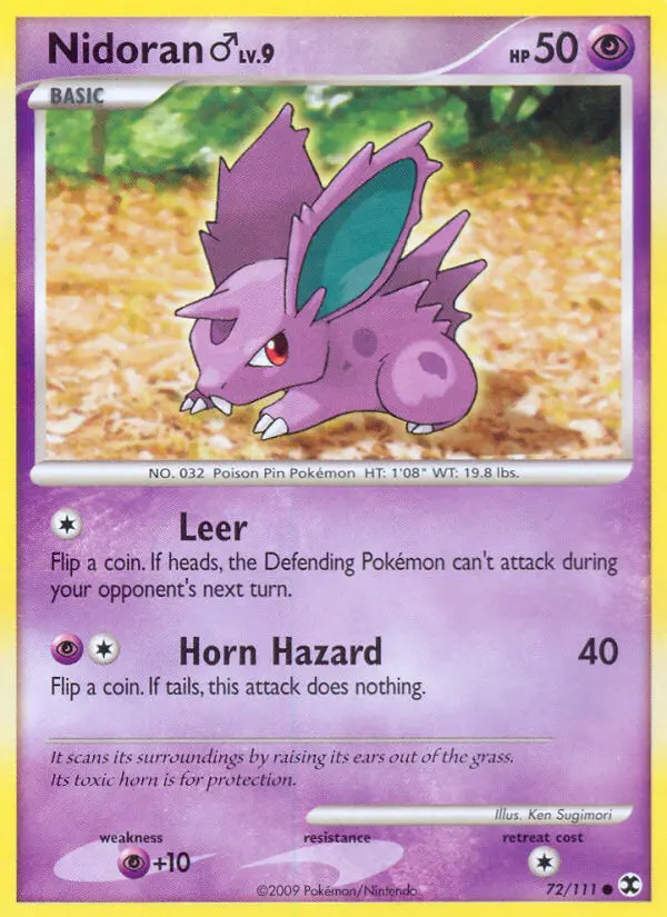 Nidoran♂, Rising Rivals 72