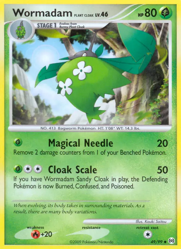 Wormadam Plant Cloak, Arceus 49