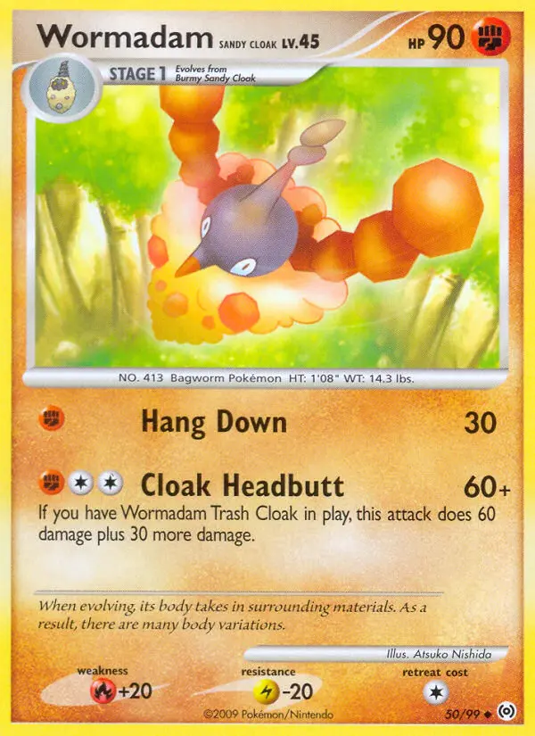 Wormadam Sandy Cloak, Arceus 50