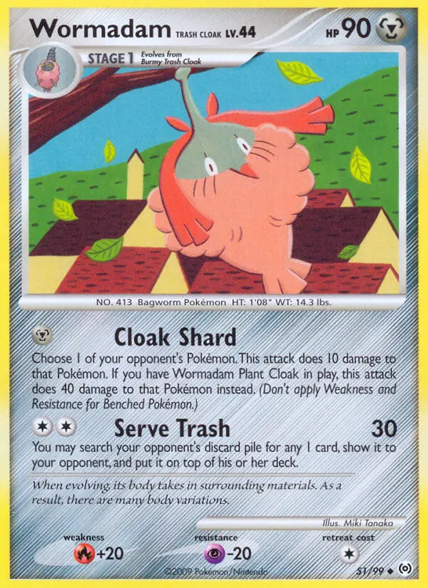 Wormadam Trash Cloak, Arceus 51