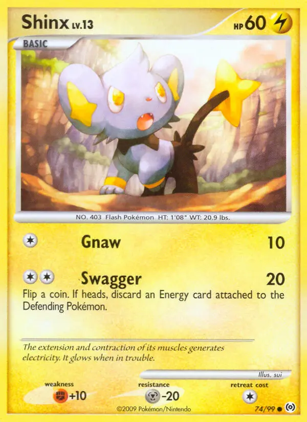 Shinx, Arceus 74