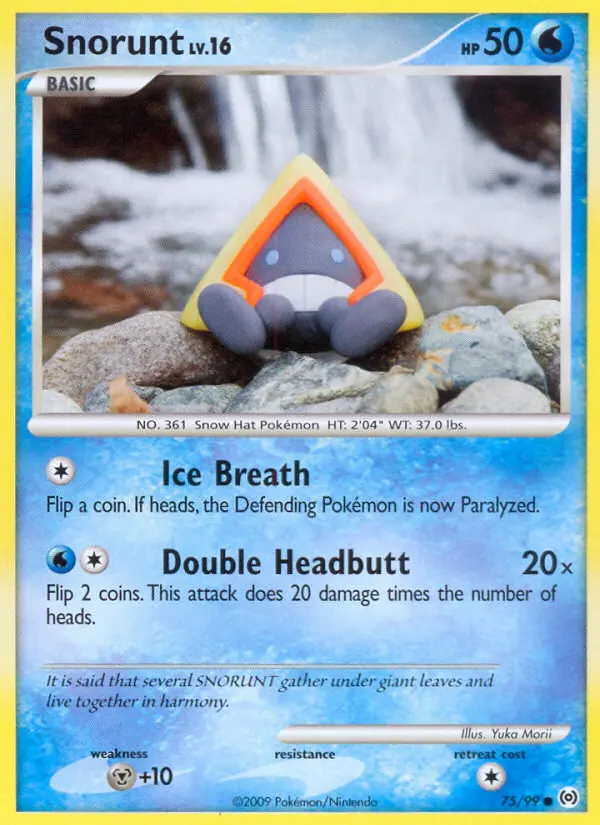 Snorunt, Arceus 75