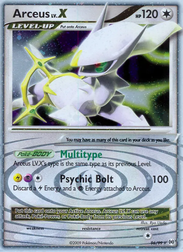 Arceus LV. X, Arceus 96