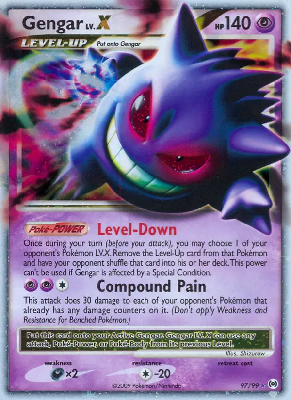 Gengar LV. X, Arceus 97