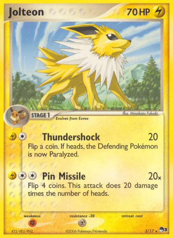 Jolteon, POP Series 3 3