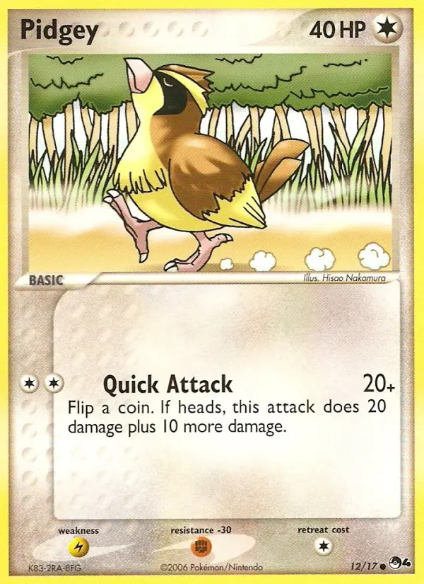 Pidgey, POP Series 4 12