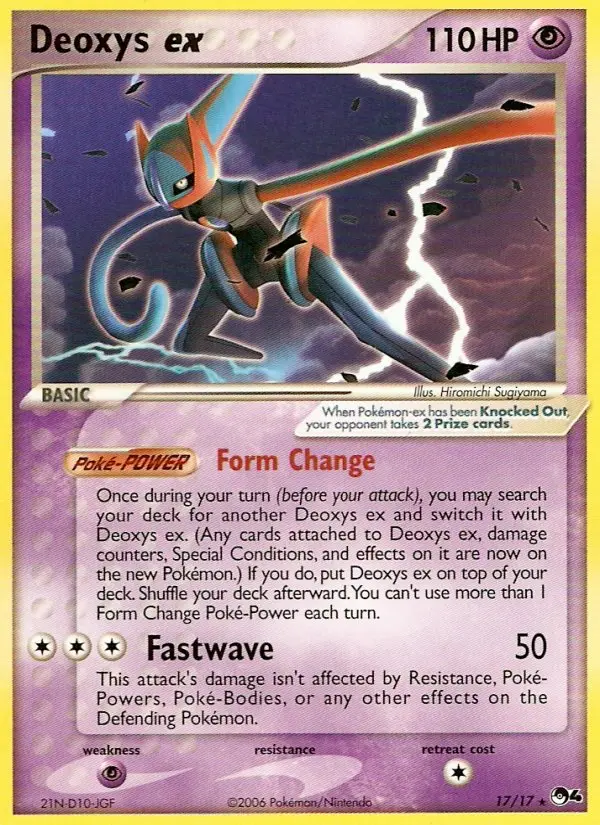 Deoxys ex, POP Series 4 17