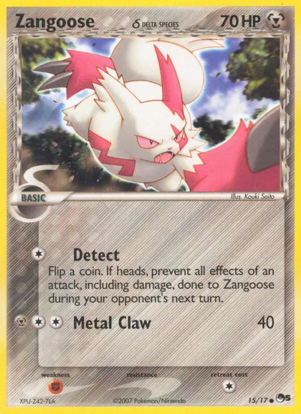 Zangoose δ, POP Series 5 15