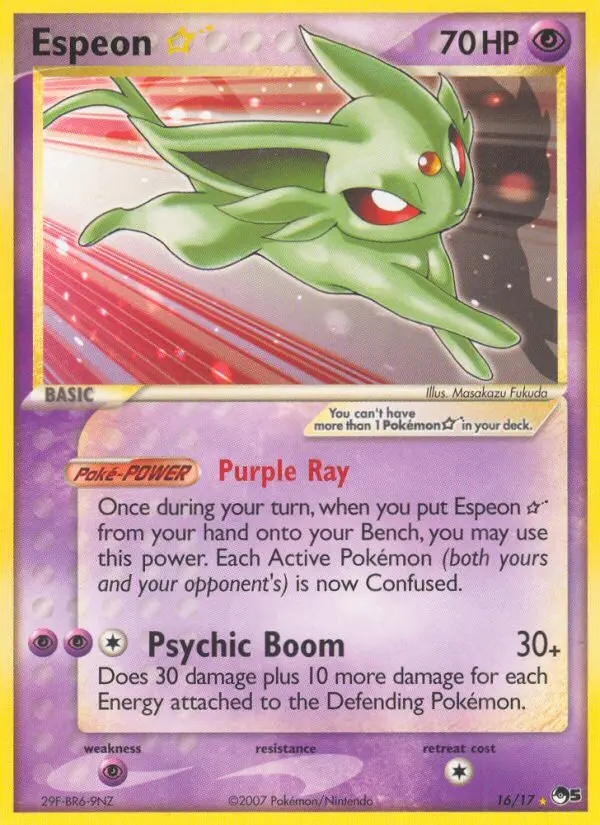 Espeon ☆, POP Series 5 16