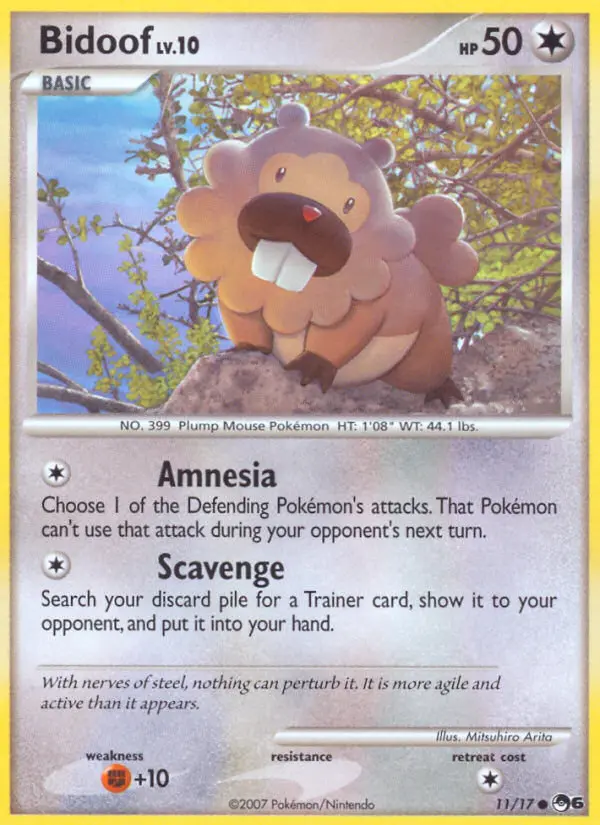 Bidoof, POP Series 6 11