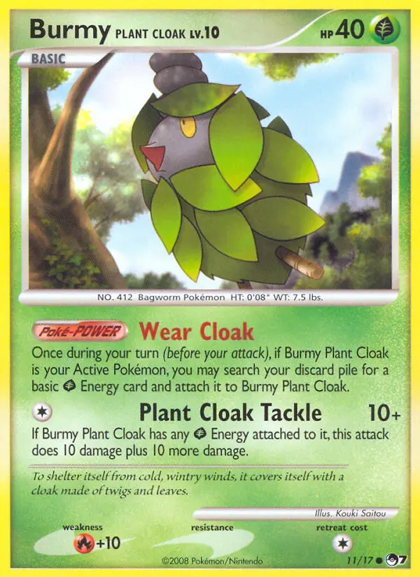 Burmy Plant Cloak, POP Series 7 11