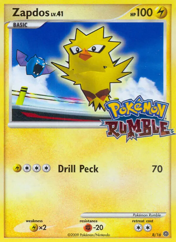 Zapdos, Pokémon Rumble 8