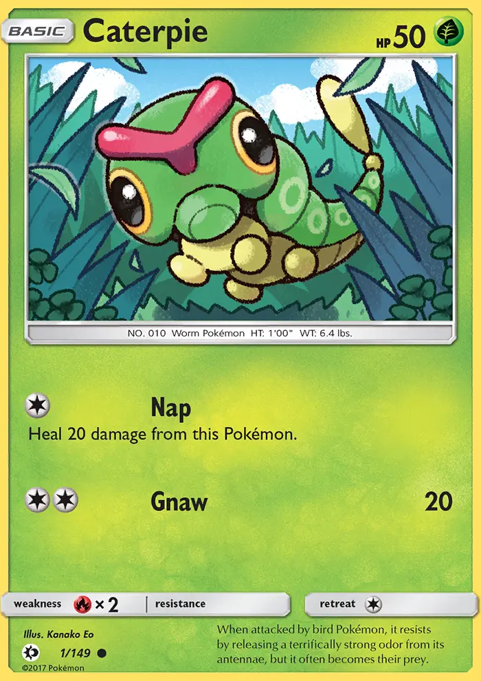 Caterpie, Sun & Moon 1