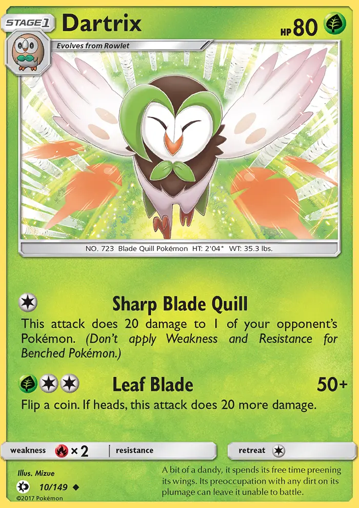 Dartrix, Sun & Moon 10