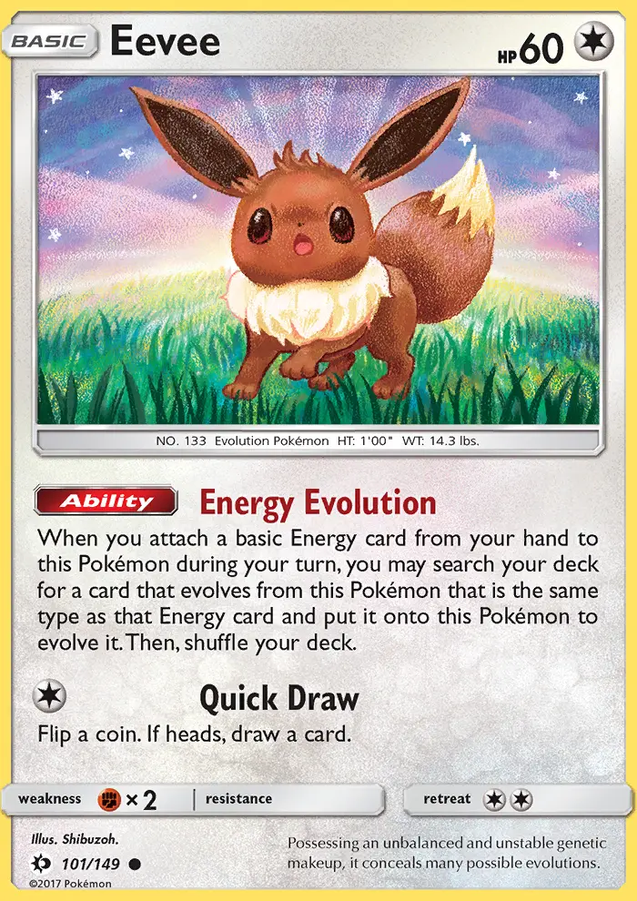 Eevee, Sun & Moon 101