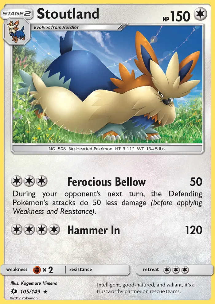 Stoutland, Sun & Moon 105