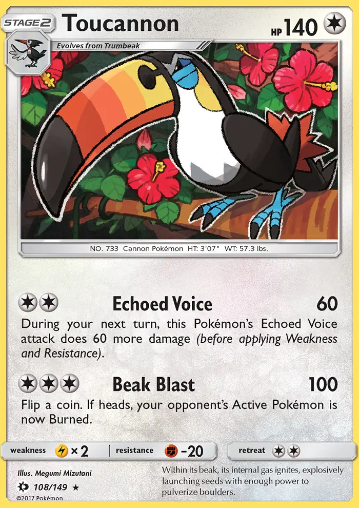 Toucannon, Sun & Moon 108