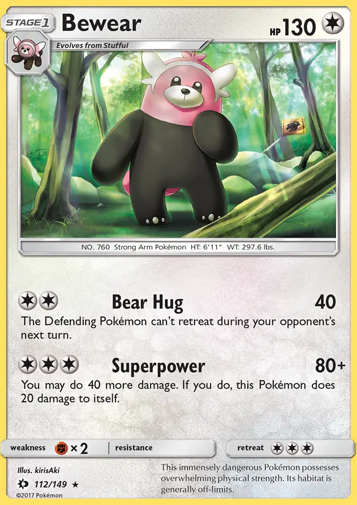 Bewear, Sun & Moon 112