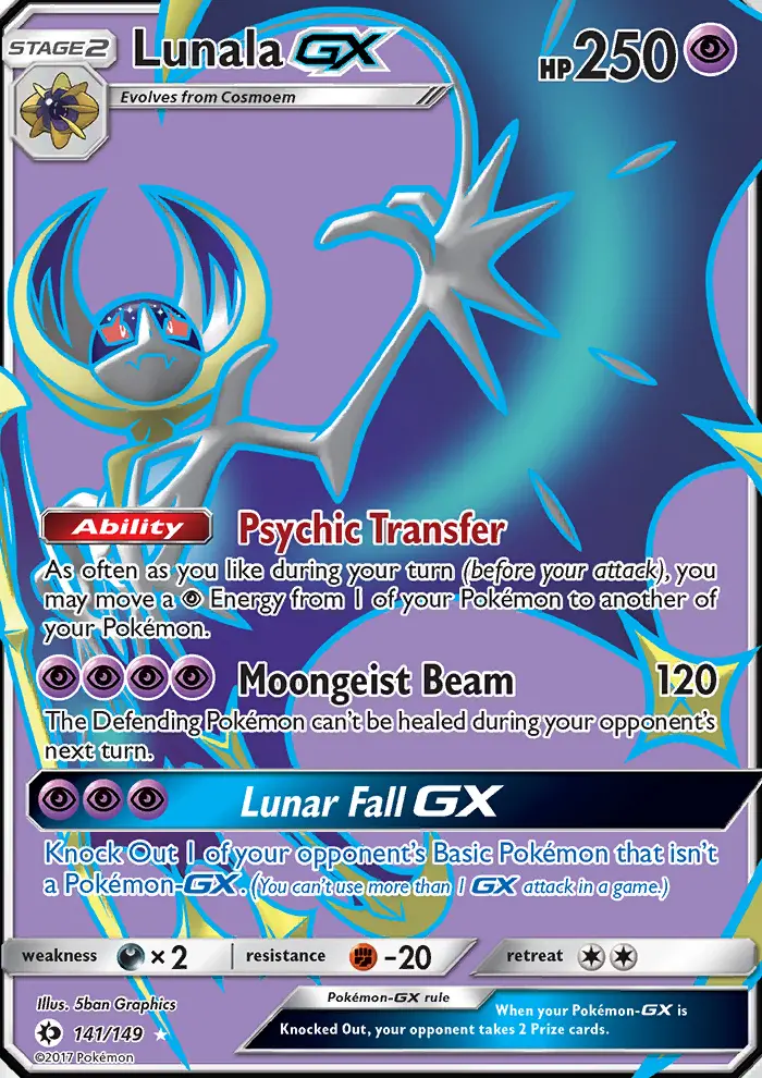 Lunala GX, Sun & Moon 141