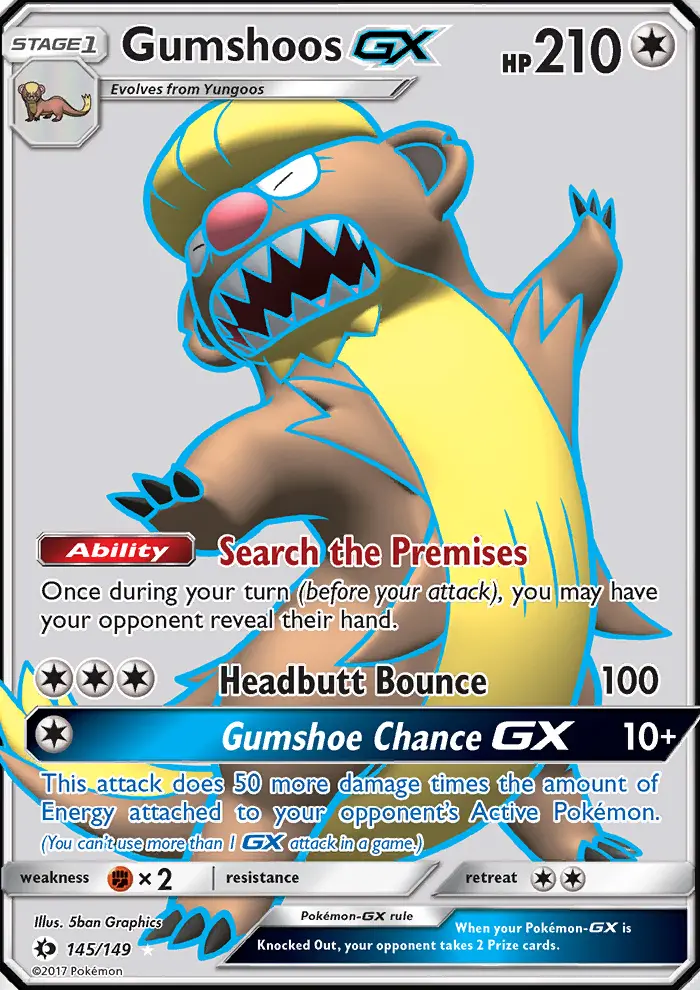 Gumshoos GX, Sun & Moon 145