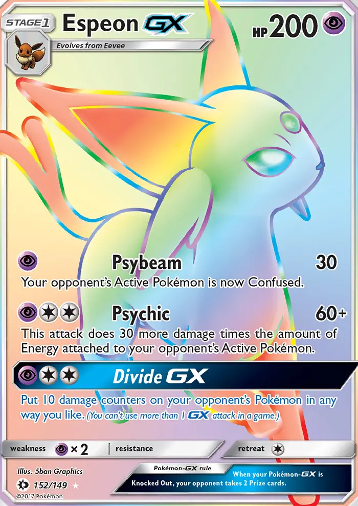 Espeon GX, Sun & Moon 152