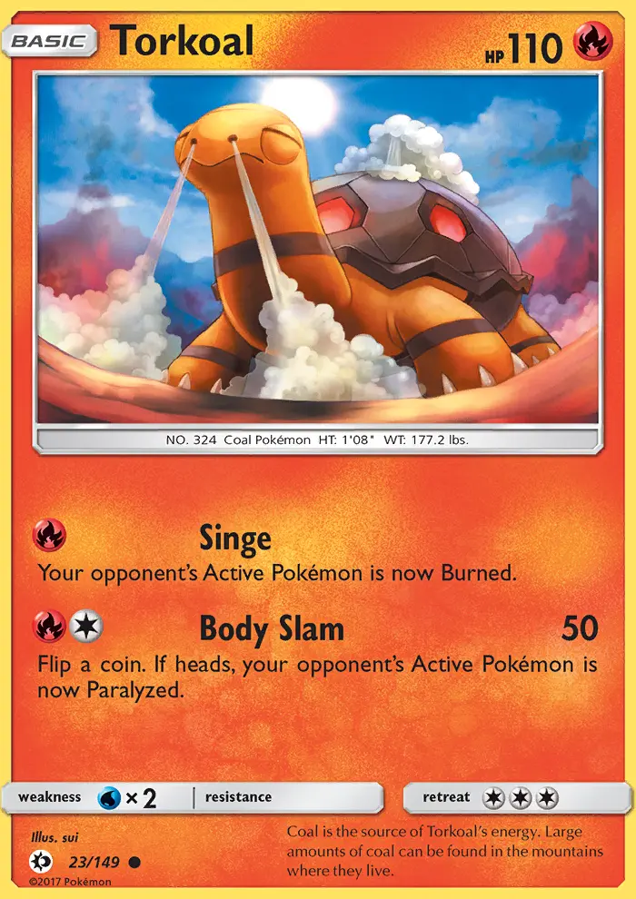 Torkoal, Sun & Moon 23