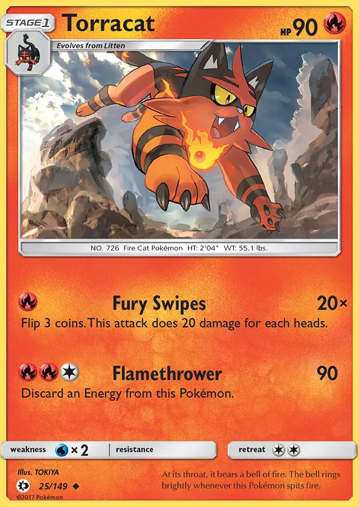 Torracat, Sun & Moon 25
