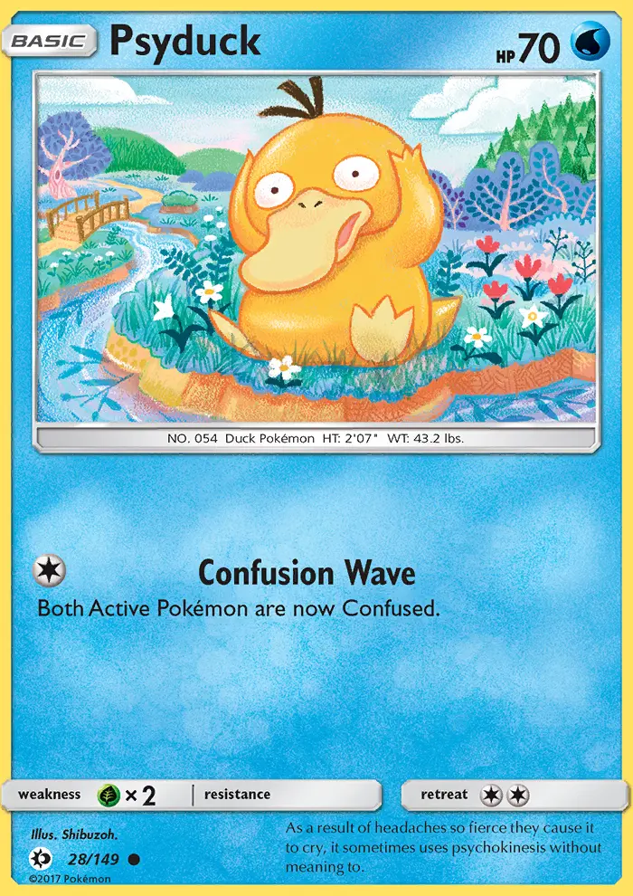 Psyduck, Sun & Moon 28