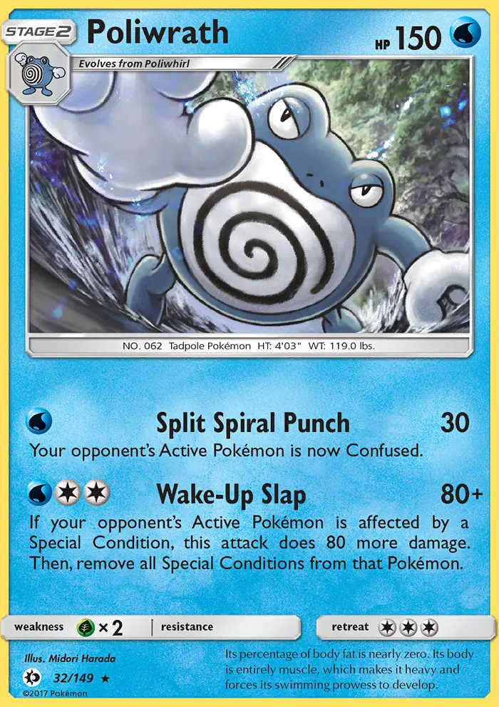 Poliwrath, Sun & Moon 32