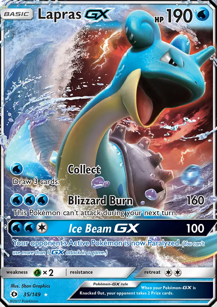 Lapras GX, Sun & Moon 35