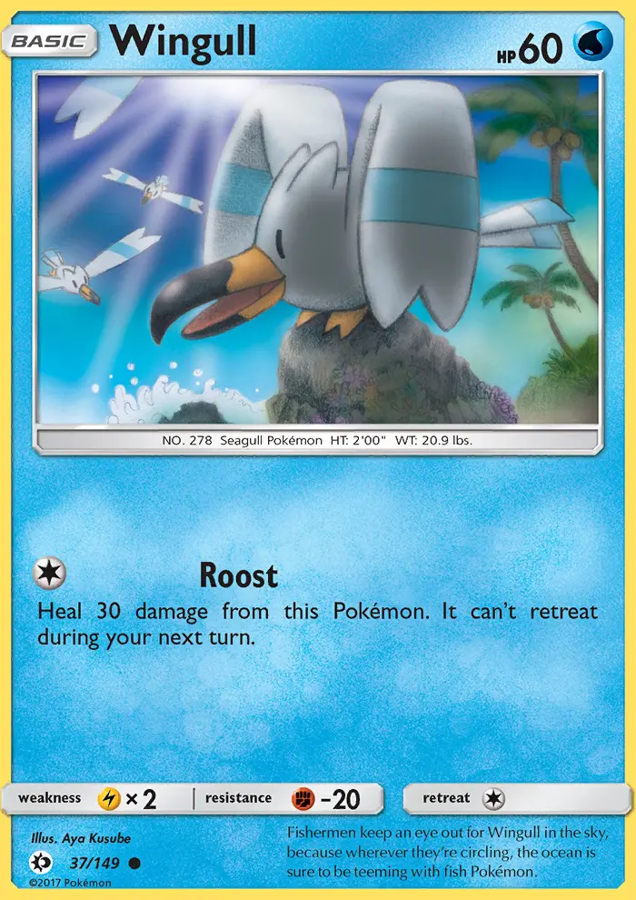 Wingull, Sun & Moon 37