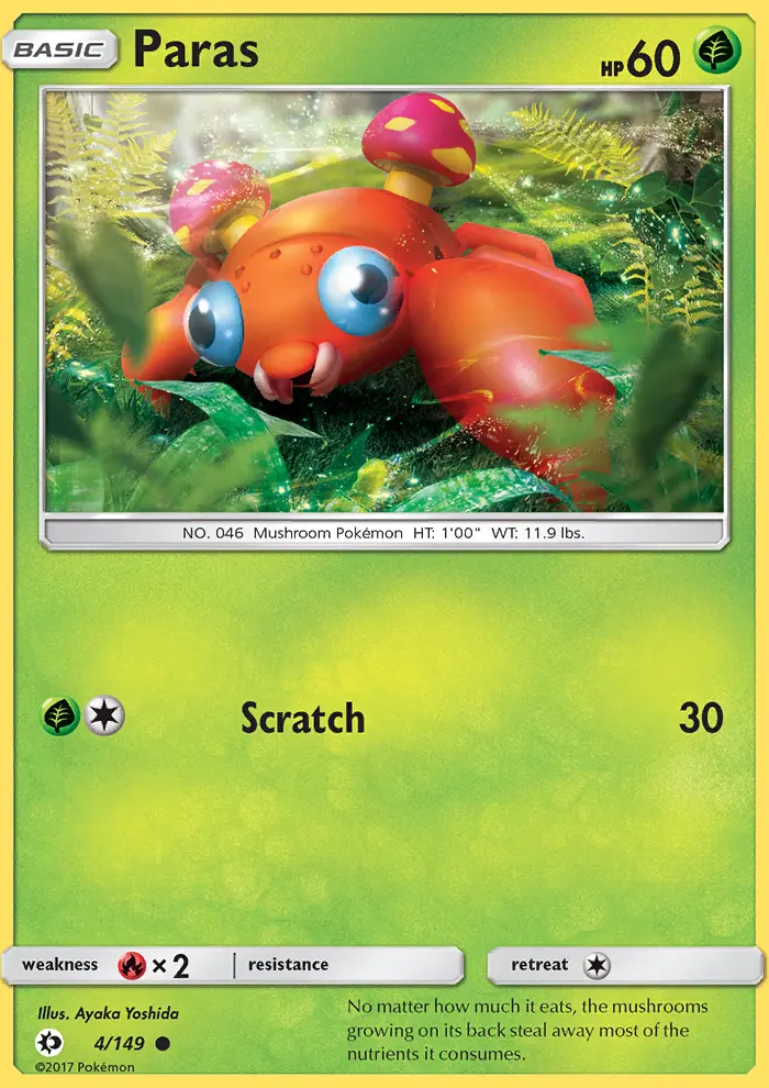 Paras, Sun & Moon 4