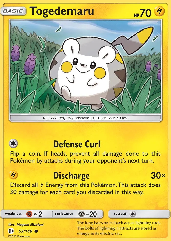 Togedemaru, Sun & Moon 53