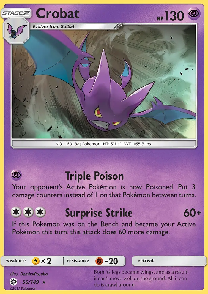 Crobat, Sun & Moon 56