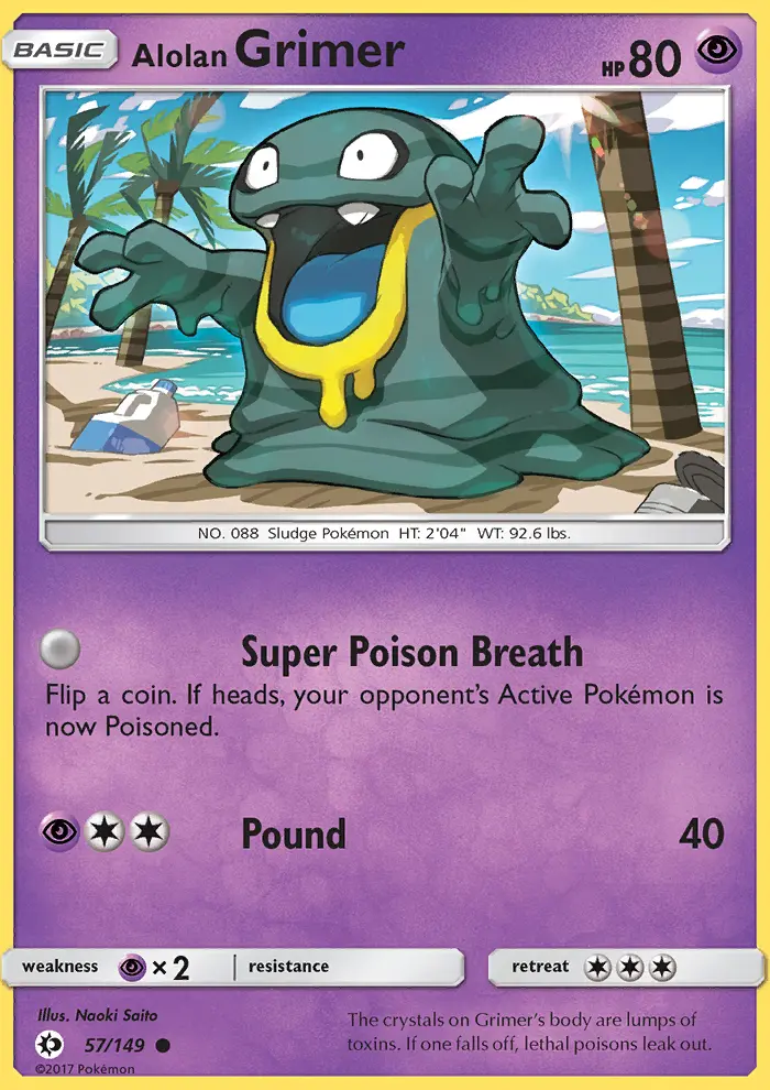 Alolan Grimer, Sun & Moon 57
