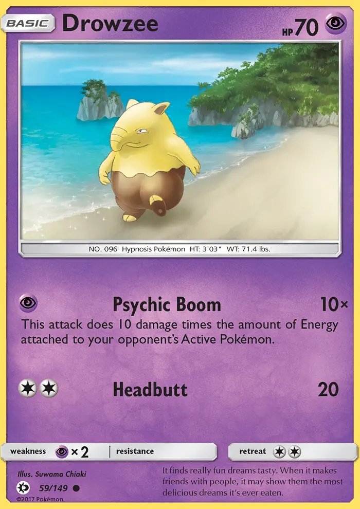 Drowzee, Sun & Moon 59